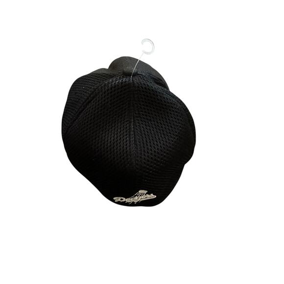 Los Angeles Dodgers Black New Era Fitted Cap Hat Large/xlarge Embroidered Grunge - Picture 4 of 9
